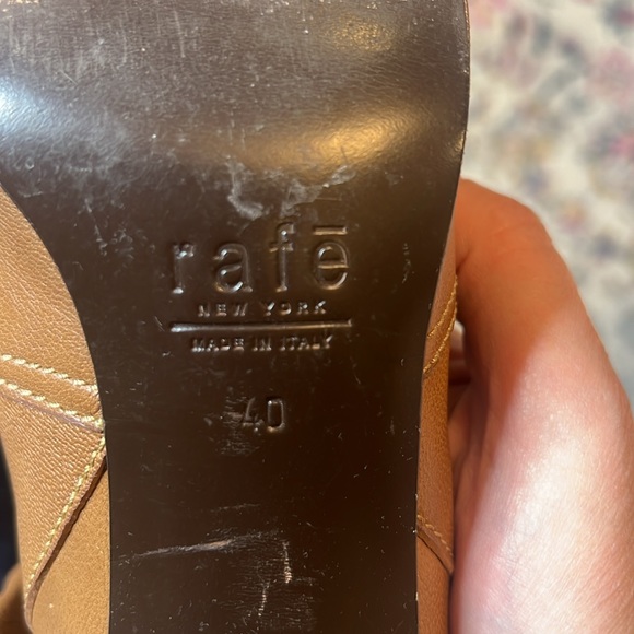 rafe New York Simpson Cognac Soft Leather Slouch Boot size 40 PTOM2424 - Picture 10 of 14